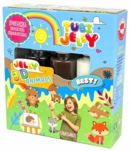 Zestaw Tubi Jelly 3 Kolory Zwierzątka Tuban Masa