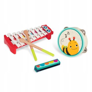 Zestaw drewnianych instrumentów muzycznych dla dzieci B.Toys