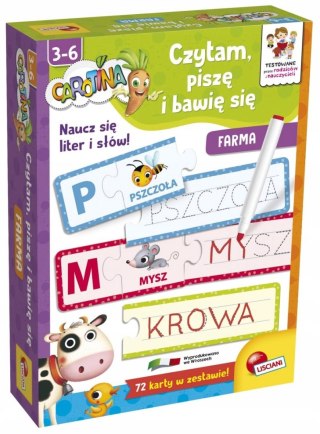 Carotina Czytam Piszę i Bawię Się Farma Lisciani