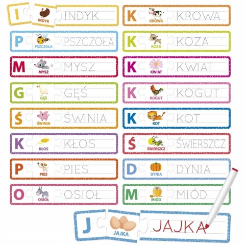 Carotina Czytam Piszę i Bawię Się Farma Lisciani