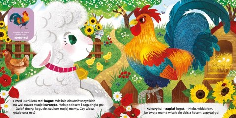 Dotykamy i Słuchamy Owieczka Mela Na Wsi Dźwiękowa