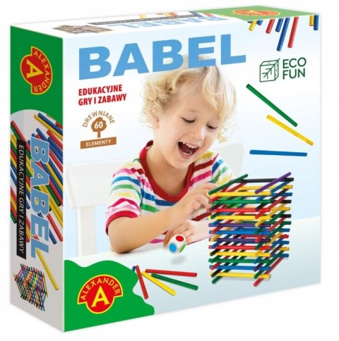 Eco Fun Babel Alexander 5+ Klocki Drewniane 60 elementów