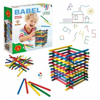Eco Fun Babel Alexander 5+ Klocki Drewniane 60 elementów