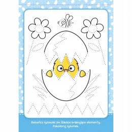 Edukacyjne malowanki przedszkolaka Rysuję Zwierzęt Aksjomat