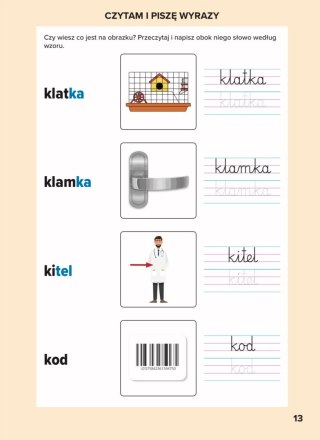 Elementarz Nauka czytania metodą sylabową