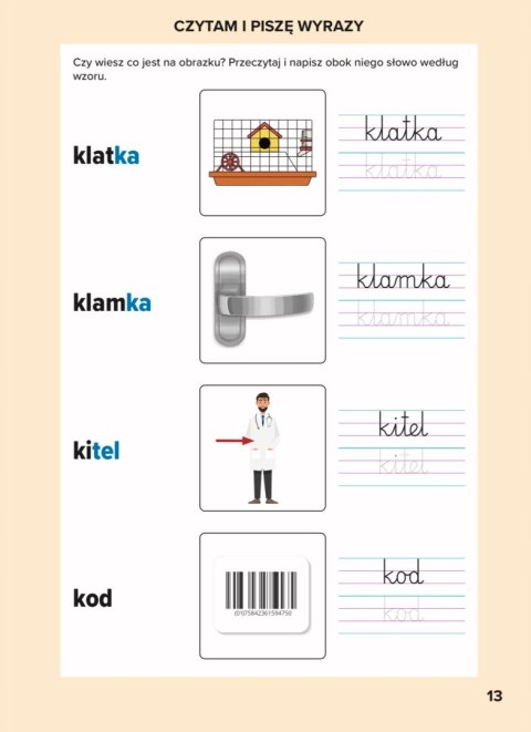 Elementarz Nauka czytania metodą sylabową