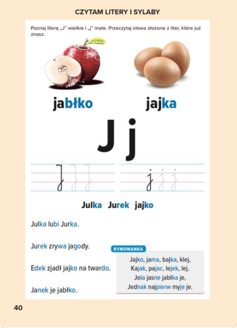 Elementarz Nauka czytania metodą sylabową