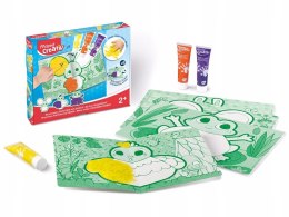 Farby do Malowania Palcami Zestaw Kreatywny Maped