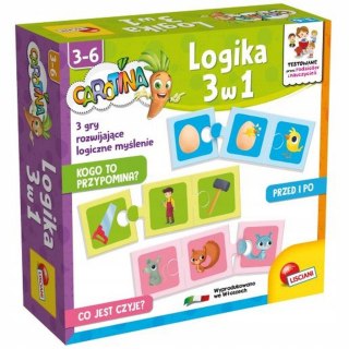 Gra edukacyjna Carotina Logika 3w1 Lisciani