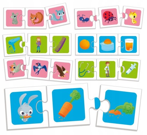 Gra edukacyjna Carotina Logika 3w1 Lisciani