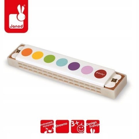 Janod Harmonijka Instrument Muzyczny Confetti 3+