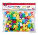 Klocki małych geniuszy Cegiełki 160 elementów 3+
