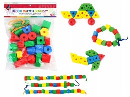 Klocki małych geniuszy Duże Korale 22 el Askato
