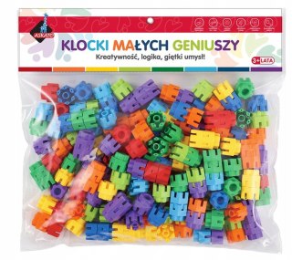 Klocki małych geniuszy śrubki 100 elementów Askato