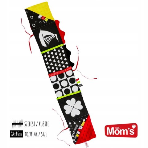 Kontrastowa Książeczka do Łóżeczka Czarno Biała