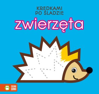 Kredkami po śladzie Zwierzęta Malowanka