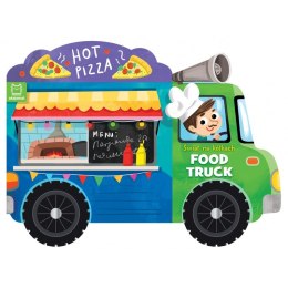 Książeczka Świat na kółkach Food truck Aksjomat