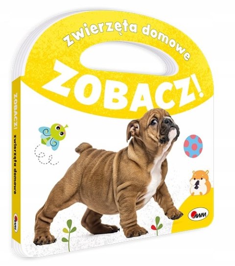 Książeczka z rączką Zobacz! Zwierzęta domowe