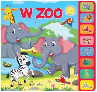 Książka dźwiękowa w ZOO Zwierzątka 8 Dźwięków