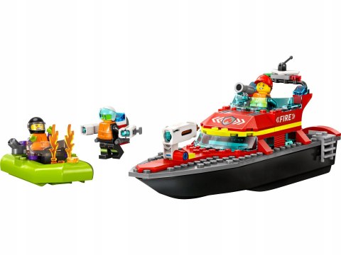 Lego City 60373 Łódź strażacka Klocki