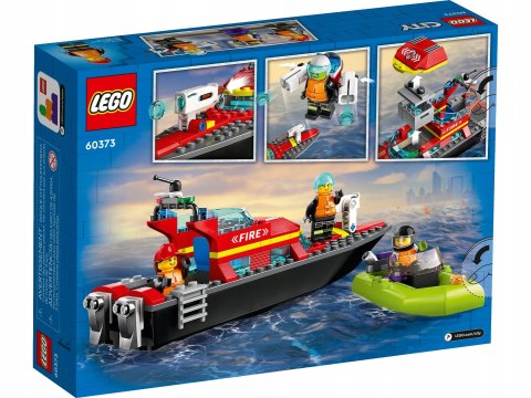 Lego City 60373 Łódź strażacka Klocki