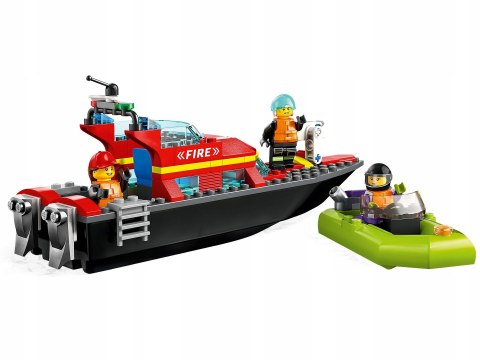 Lego City 60373 Łódź strażacka Klocki