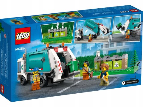 Lego City 60386 Ciężarówka recyklingowa Śmieciarka