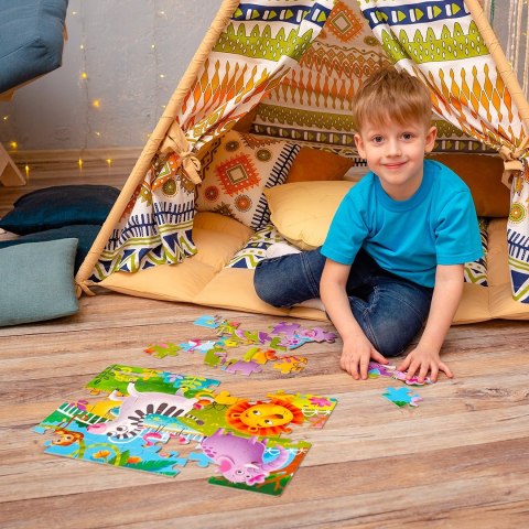 Maxi puzzle 2w1 Zwierzątka w Zoo roter kafer