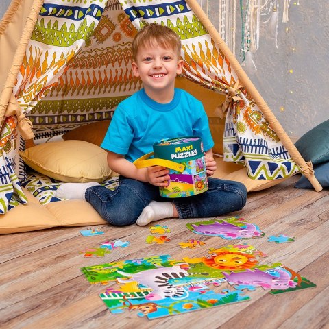 Maxi puzzle 2w1 Zwierzątka w Zoo roter kafer