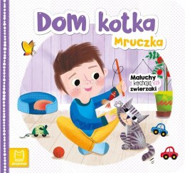 Maluchy kochają zwierzaki. Dom kotka Mruczka Aksjomat