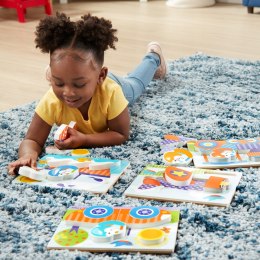 Moje Pierwsze Drewniane Puzzle Pojazdy Melissa 4w1