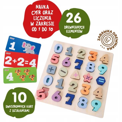 Pomysłowy skrzat Potrafię liczyć Cyferki Cyfry