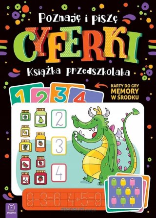 Poznaję i piszę cyferki Książka przedszkolaka Aksjomat