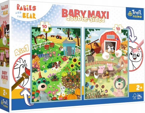 Puzzle 2x10 Baby Maxi 43000 Poznaj Bobaski