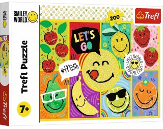 Puzzle 200 Wesoły Smiley 13297 Trefl