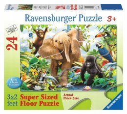 Puzzle Podłogowe Dżungla ZOO 24 ele. 053476 Ravensburger
