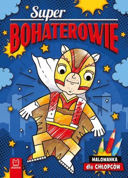 Superbohaterowie Malowanka dla chłopców