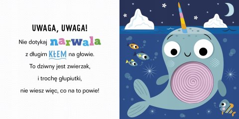 Uwaga, Jeż! Książeczka Sensoryczna Dotykowa Wilga