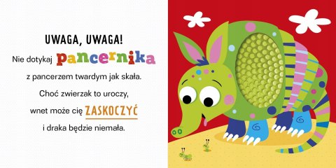Uwaga, Jeż! Książeczka Sensoryczna Dotykowa Wilga