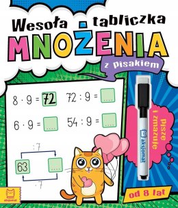 Wesoła tabliczka mnożenia z pisakiem od 8 lat Aksjomat
