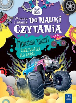 Wyrazy i zdania do nauki czytania Monster trucki