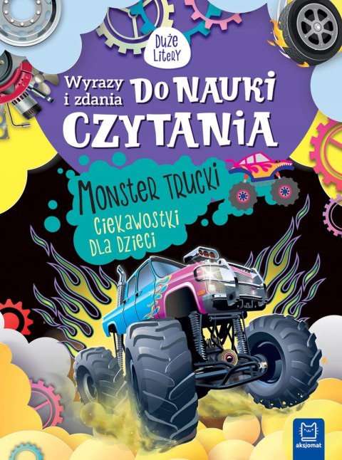 Wyrazy i zdania do nauki czytania Monster trucki