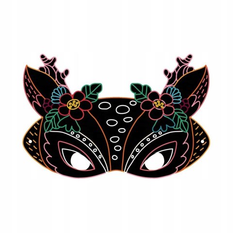 Zdrapywanki Maski i okulary Zwierzęta 5+, Janod