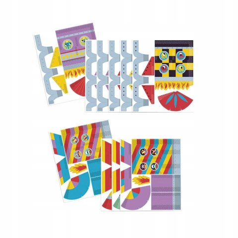 Zestaw kreatywny Papierowe rakiety wyrzutnia Janod