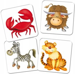 Adamigo Kuferek Zoo Memory Gra Pamięciowa 4 Gry
