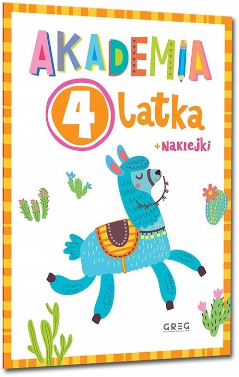 Akademia 4-latka 4 Lata Greg Miękka Oprawa