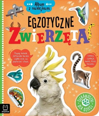 Album Z Naklejkami Egzotyczne Zwierzęta Ciekawostki Aksjomat