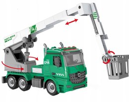 Auto służby miejskie z koszem na wysięgniku Smily