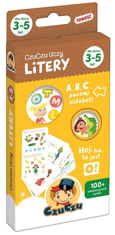 CzuCzu Uczy Litery dla dzieci 3+, 4+, 5+ Literki