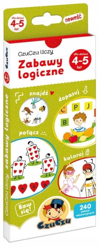 CzuCzu Uczy Zabawy Logiczne 4-5 lat Zagadki